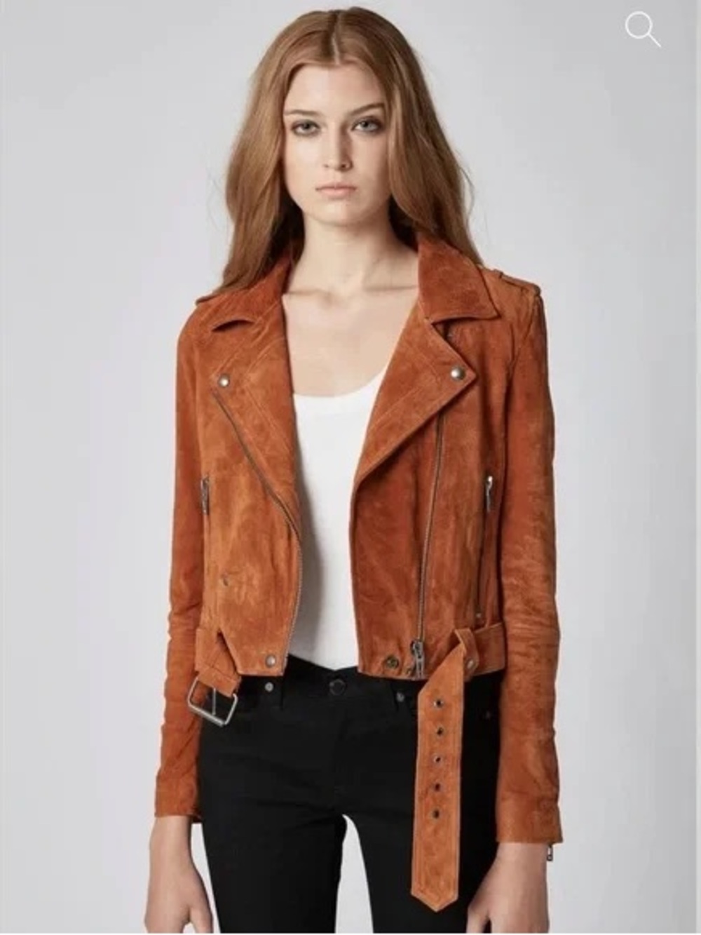BLANKNYC | Suede Moto Jacket, Size S - Picture 2 of 10